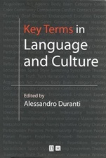 Key Terms in Language and Culture - ISBN 9780631226659