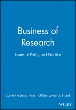 Business of Research: Issues of Policy and Practice - ISBN 9780631228240
