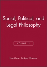 Social, Political, and Legal Philosophy - ISBN 9780631230274