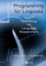 Programming for Linguists: Java Technology for Language Researchers - ISBN 9780631230410