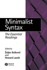 Minimalist Syntax: The Essential Readings - ISBN 9780631233039