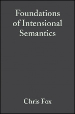 Foundations of Intensional Semantics - ISBN 9780631233756