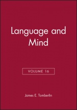 Language and Mind, Volume 16 - ISBN 9780631234098