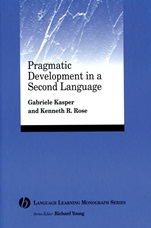 Pragmatic Development in a Second Language - ISBN 9780631234302
