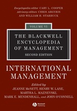 The Blackwell Encyclopedia of Management: International Management - ISBN 9780631234937