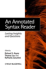 An Annotated Syntax Reader: Lasting Insights and Questions - ISBN 9780631235897