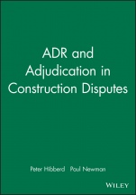 ADR and Adjudication in Construction Disputes - ISBN 9780632038176
