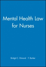 Mental Health Law for Nurses - ISBN 9780632039890