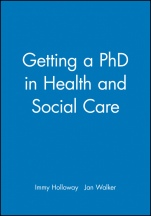 Getting a PhD in Health and Social Care - ISBN 9780632050574
