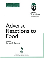 Adverse Reactions to Food: The Report of a British Nutrition Foundation Task Force - ISBN 9780632055470