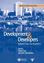 Development and Developers: Perspectives on Property - ISBN 9780632058426