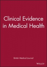 Clinical Evidence in Medical Health - ISBN 9780727917935