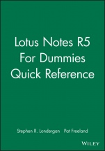 Lotus Notes R5 For Dummies Quick Reference - ISBN 9780764503191