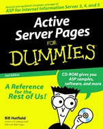 Active Server Pages For Dummies - ISBN 9780764506031