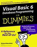 Visual Basic 6 Database Programming For Dummies - ISBN 9780764506253