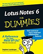 Lotus Notes 6 For Dummies - ISBN 9780764516498