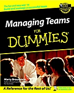 Managing Teams For Dummies - ISBN 9780764554087
