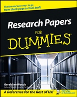 Research Papers For Dummies - ISBN 9780764554261