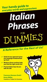 Italian Phrases For Dummies - ISBN 9780764572036