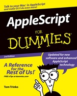 AppleScript For Dummies - ISBN 9780764574948