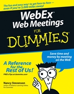 WebEx Web Meetings For Dummies - ISBN 9780764579417