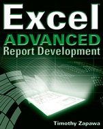 Excel Advanced Report Development - ISBN 9780764588112
