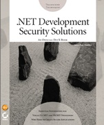 .NET Development Security Solutions - ISBN 9780782142662