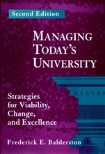 Managing Todays University: Strategies for Viability, Change, and Excellence - ISBN 9780787900724