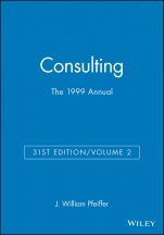 The 1999 Annual, Volume 2: Consulting - ISBN 9780787945428