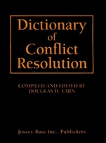 Dictionary of Conflict Resolution - ISBN 9780787946791