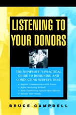 Listening to Your Donors - ISBN 9780787950378