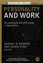 Personality and Work: Reconsidering the Role of Personality in Organizations - ISBN 9780787960377