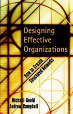 Designing Effective Organizations: How to Create Structured Networks - ISBN 9780787960643