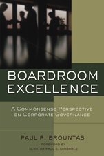 Boardroom Excellence: A Common Sense Perspective on Corporate Governance - ISBN 9780787976415