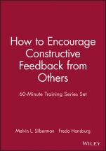 60–Minute Training Series Set: How to Encourage Constructive Feedback from Others - ISBN 9780787980108