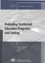 Evaluating Nonformal Education Programs and Settings: New Directions for Evaluation, Number 108 - ISBN 9780787985424