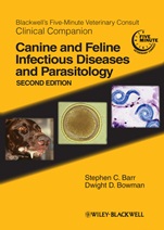 Blackwells Five–Minute Veterinary Consult Clinical Companion: Canine and Feline Infectious Diseases and Parasitology - ISBN 9780813820125