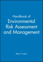 Handbook of Environmental Risk Assessment and Management - ISBN 9780865427327
