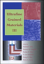 Ultrafine Grained Materials III - ISBN 9780873395717