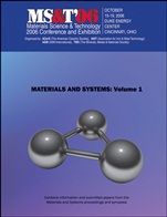 Materials Science and Technology (MS&T) 2006: Materials and Systems - ISBN 9780873396479