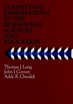 Completing Dissertations in the Behavioral Sciences and Education: A Systematic Guide for Graduate Students - ISBN 9780875896588