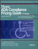 Means ADA Compliance Pricing Guide: Cost Estimates for More Than 70 Common Modifications - ISBN 9780876297391