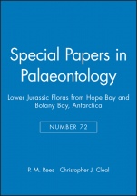 Special Papers in Palaeontology: Lower Jurassic Floras from Hope Bay and Botany Bay, Antarctica - ISBN 9780901702838