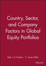 Country, Sector, and Company Factors in Global Equity Portfolios - ISBN 9780943205526