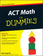 ACT Math For Dummies - ISBN 9781118001547