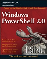 Windows PowerShell 2.0 Bible - ISBN 9781118021989