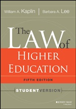 The Law of Higher Education, 5th Edition: Student Version - ISBN 9781118036624