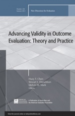 Advancing Validity in Outcome Evaluation: Theory and Practice: New Directions for Evaluation, Number 130 - ISBN 9781118094075