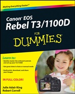 Canon EOS Rebel T3/1100D For Dummies - ISBN 9781118094976