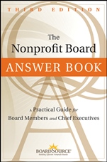 The Nonprofit Board Answer Book: A Practical Guide for Board Members and Chief Executives - ISBN 9781118096116